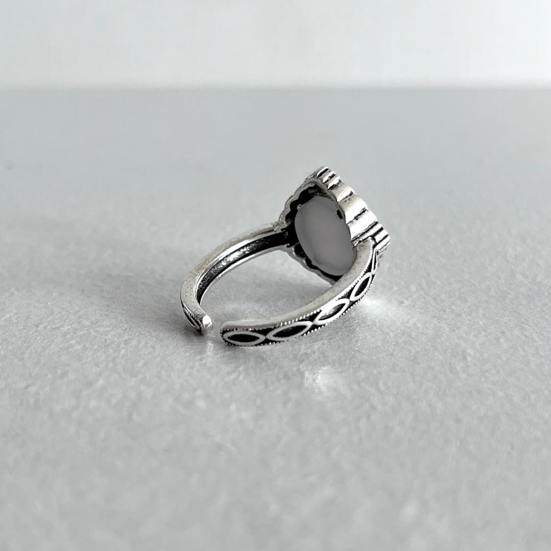 화이트 오팔 반지 상품이미지3