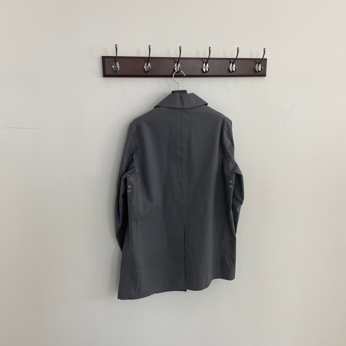 매킨토시 그레이 더블 버튼 맥코트 상품이미지2