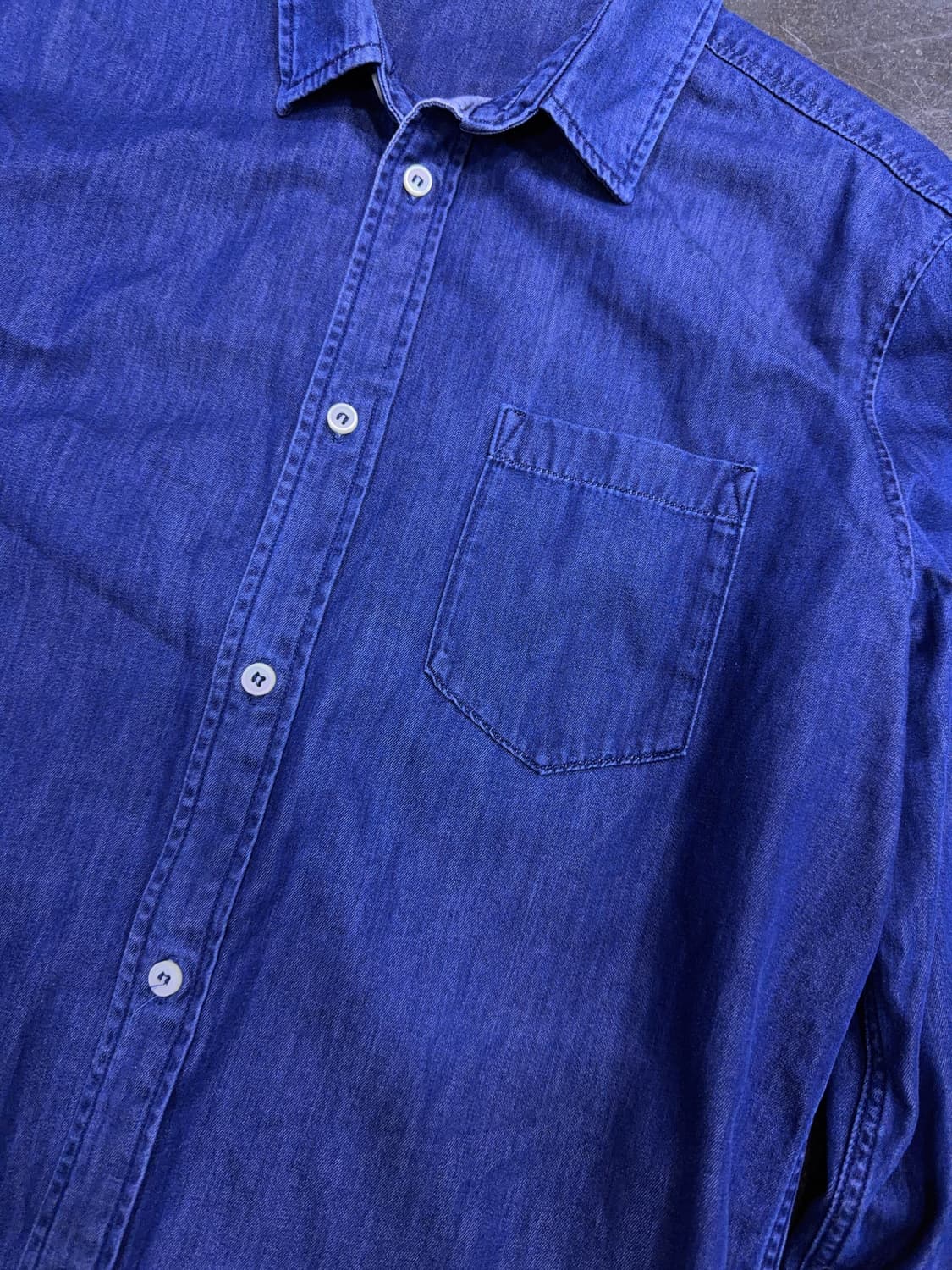 Cos 캐쥬얼 원포켓 데님셔츠 남방 S 상품이미지4