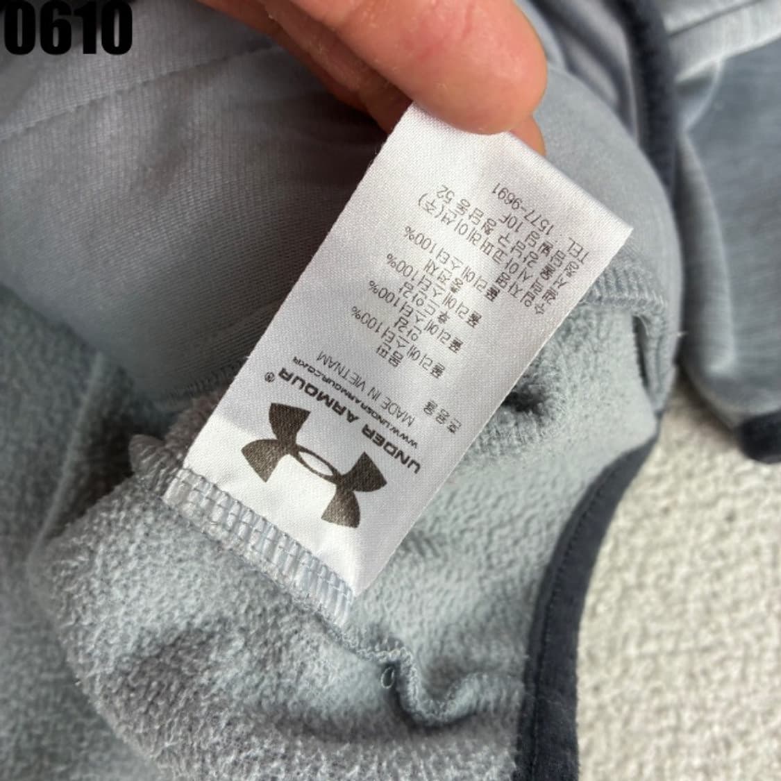 언더아머 기모 후드티 상품이미지3