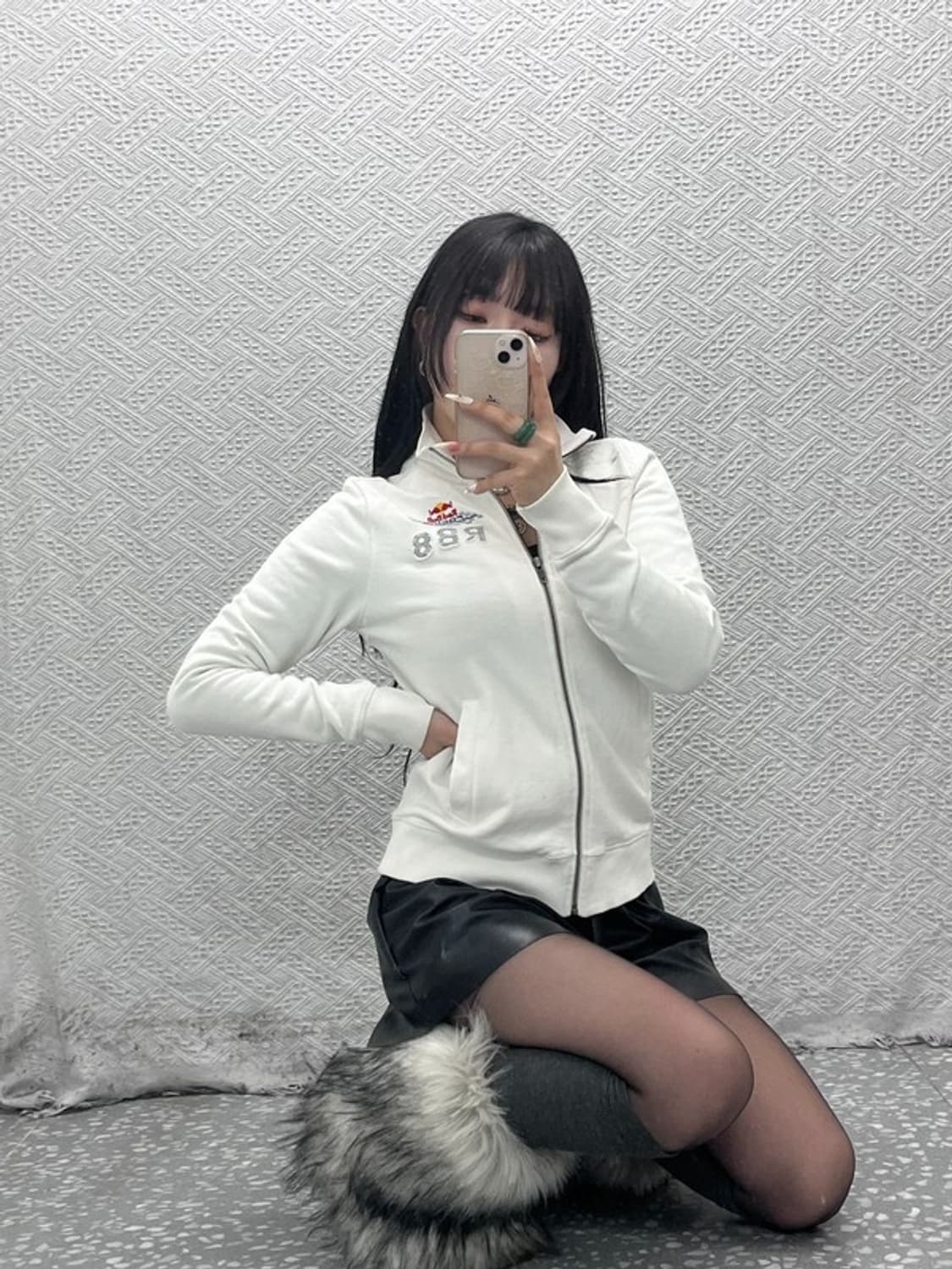 레드불 빈티지 모터사이클 레이싱 스웻 져지 집업 XS C09418 상품이미지1