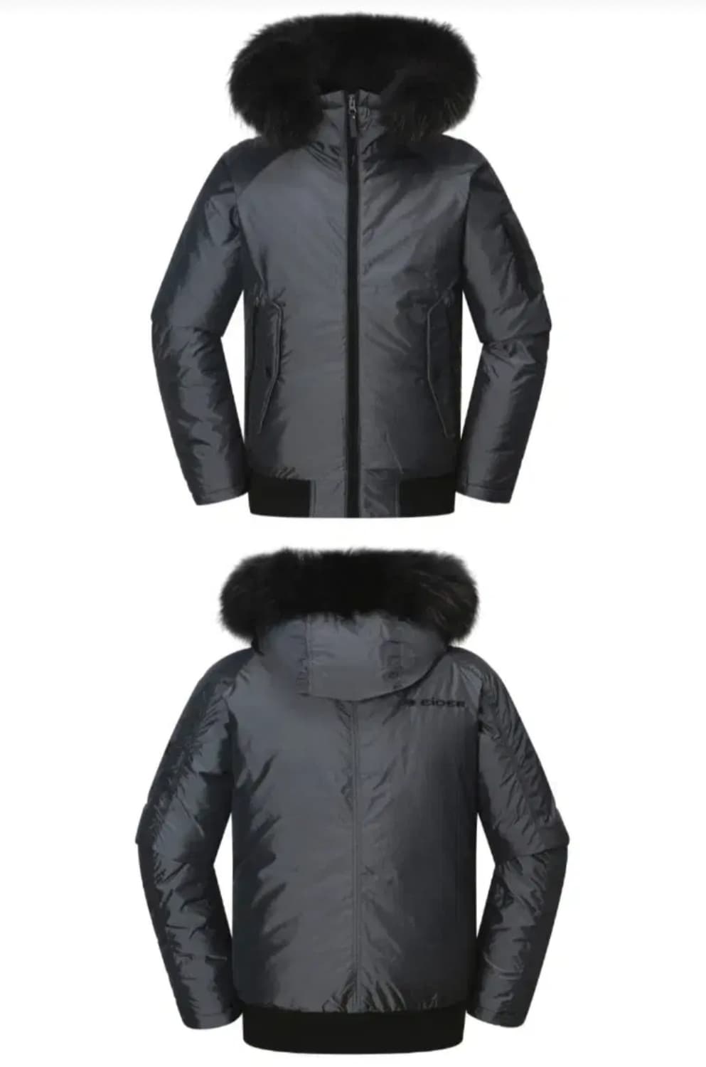 (새제품)아이더 다운 패딩 스투키 플러스 숏패딩(블랙,카키.그레이M~XL 상품이미지9