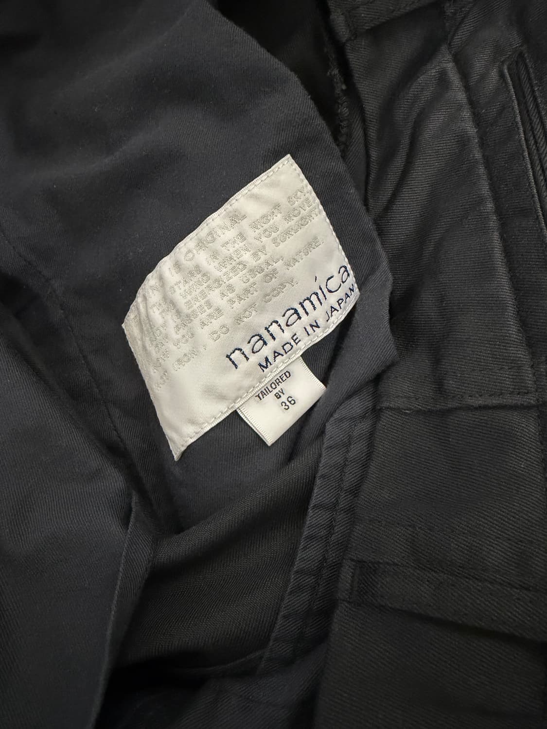 나나미카 와이드 치노팬츠 그레이 상품이미지3