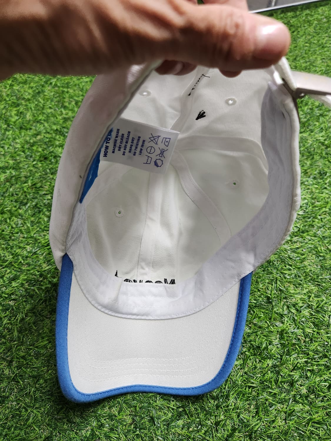 Ncover 화이트 볼캡 🎩 감성 힙 포인트 상품이미지5