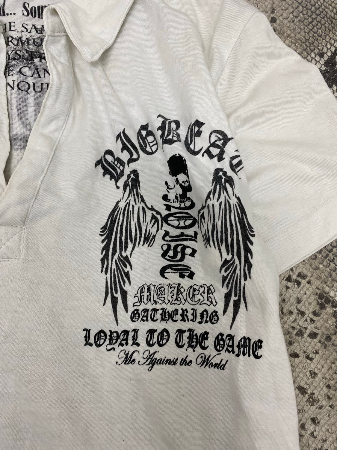 [Defectibe Struct]Skull&Wings Print Tee 상품이미지3