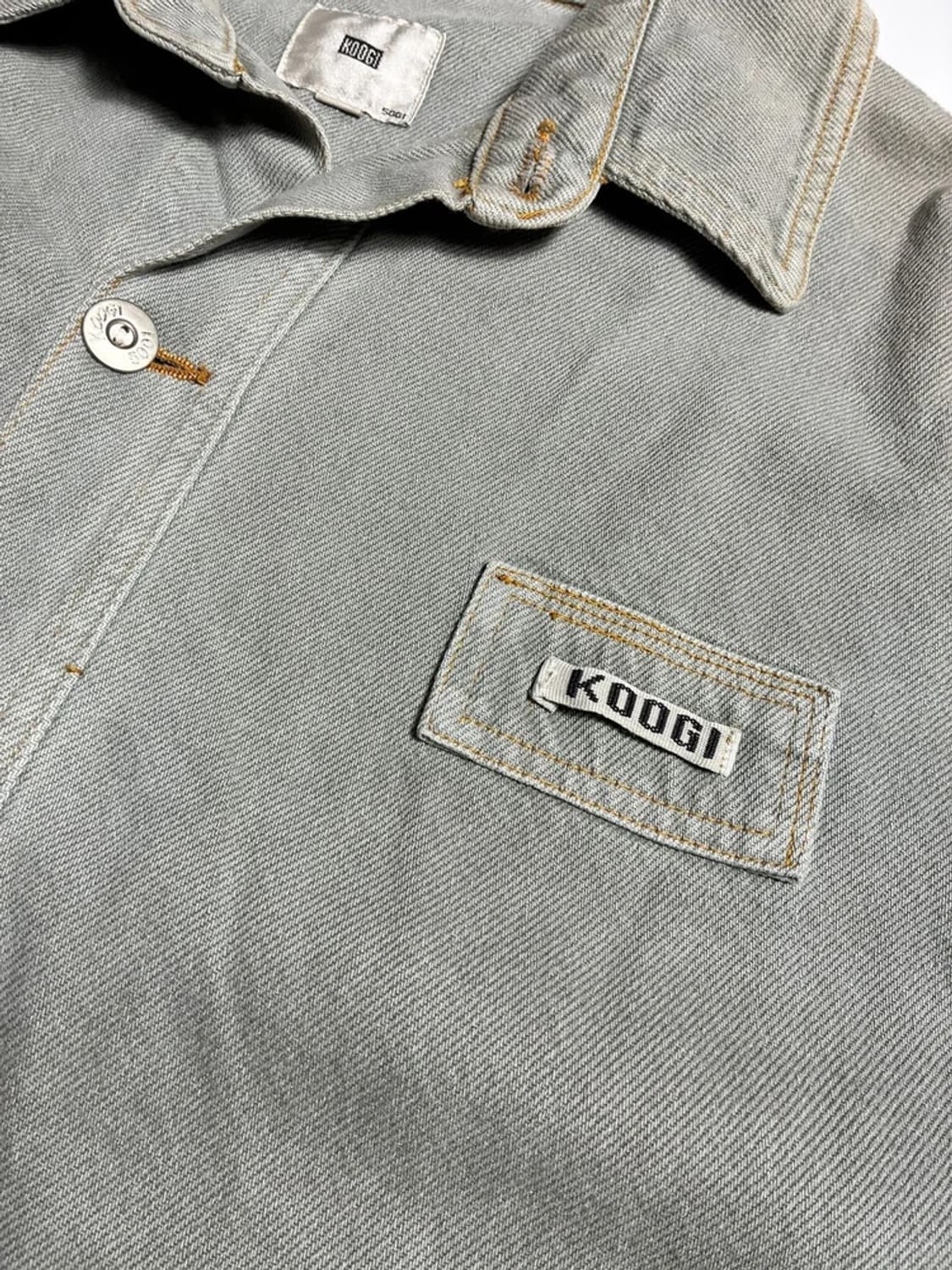 쿠기 KOOGI 00'S 페이딩 코치 데님 자켓 R1438 상품이미지3