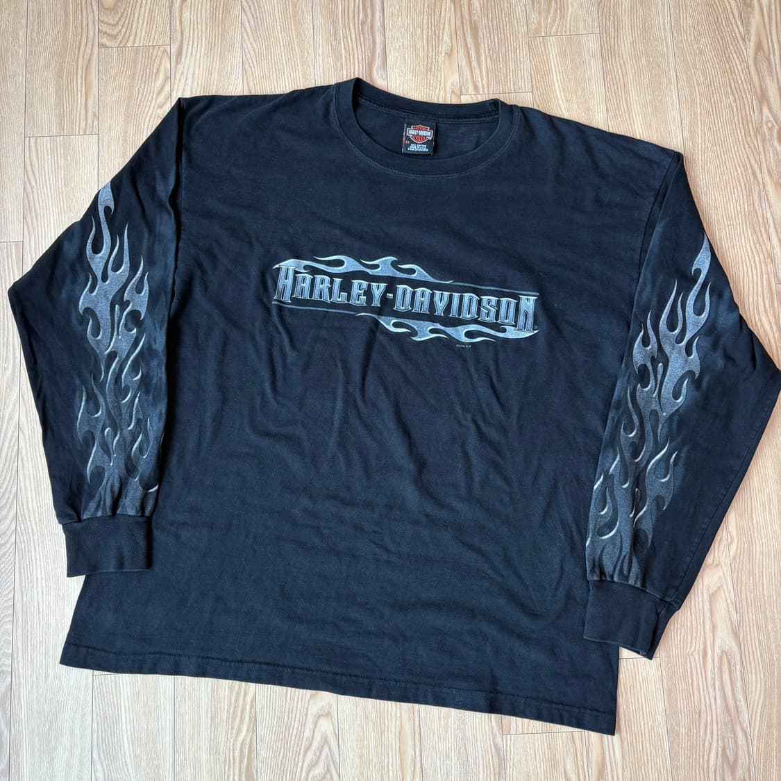 [HARLEY] 할리데이비슨 MADE IN USA 플레임 롱슬리브 이글 상품이미지1