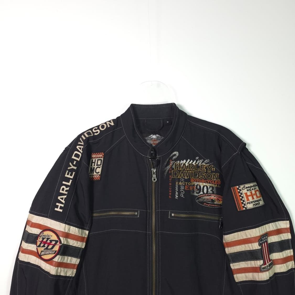 할리데이비슨 아카이브 패치 나일론 레이싱 자켓 M 상품이미지3