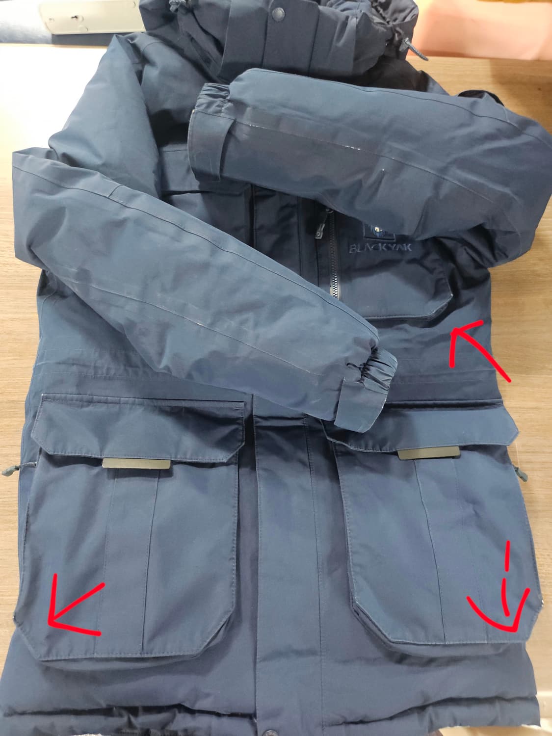 블랙야크 고어텍스 구스다운패딩  85 상품이미지3