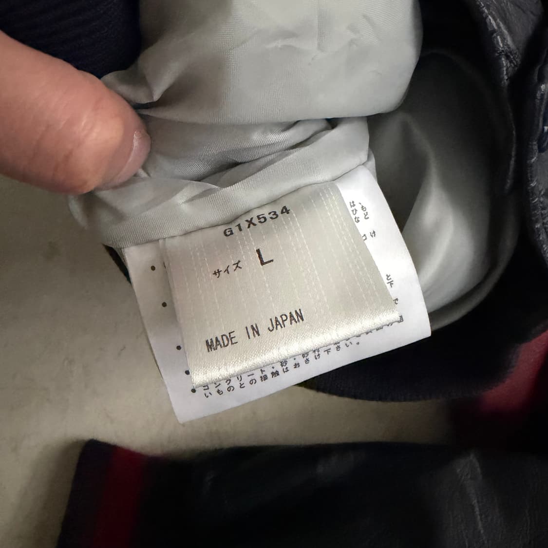 데상트 Kitasaga 빈티지 바시티 자켓 L 상품이미지7