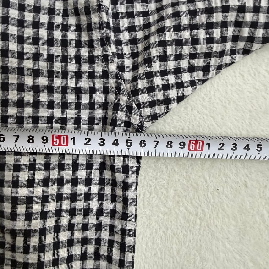 M 유니클로 JW앤더슨 체크 반팔 셔츠 0413T 상품이미지5