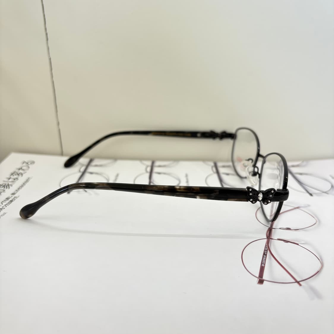 ROMEO GIGLI 블랙 메탈 빈티지 안경 상품이미지5