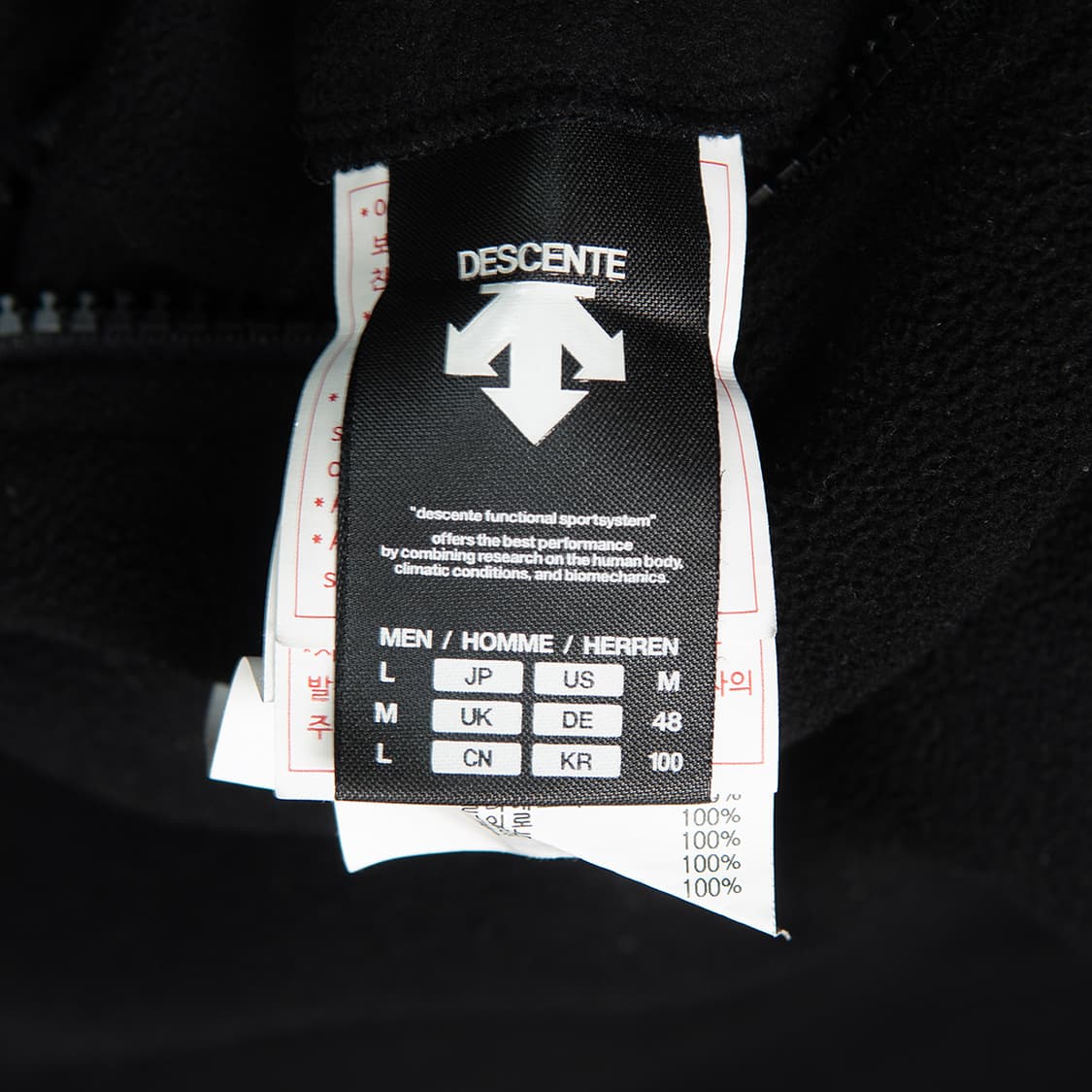 [110] 데상트 USA 트라이애슬론 윈드브레이커 플리스 리버시블 자켓  상품이미지9