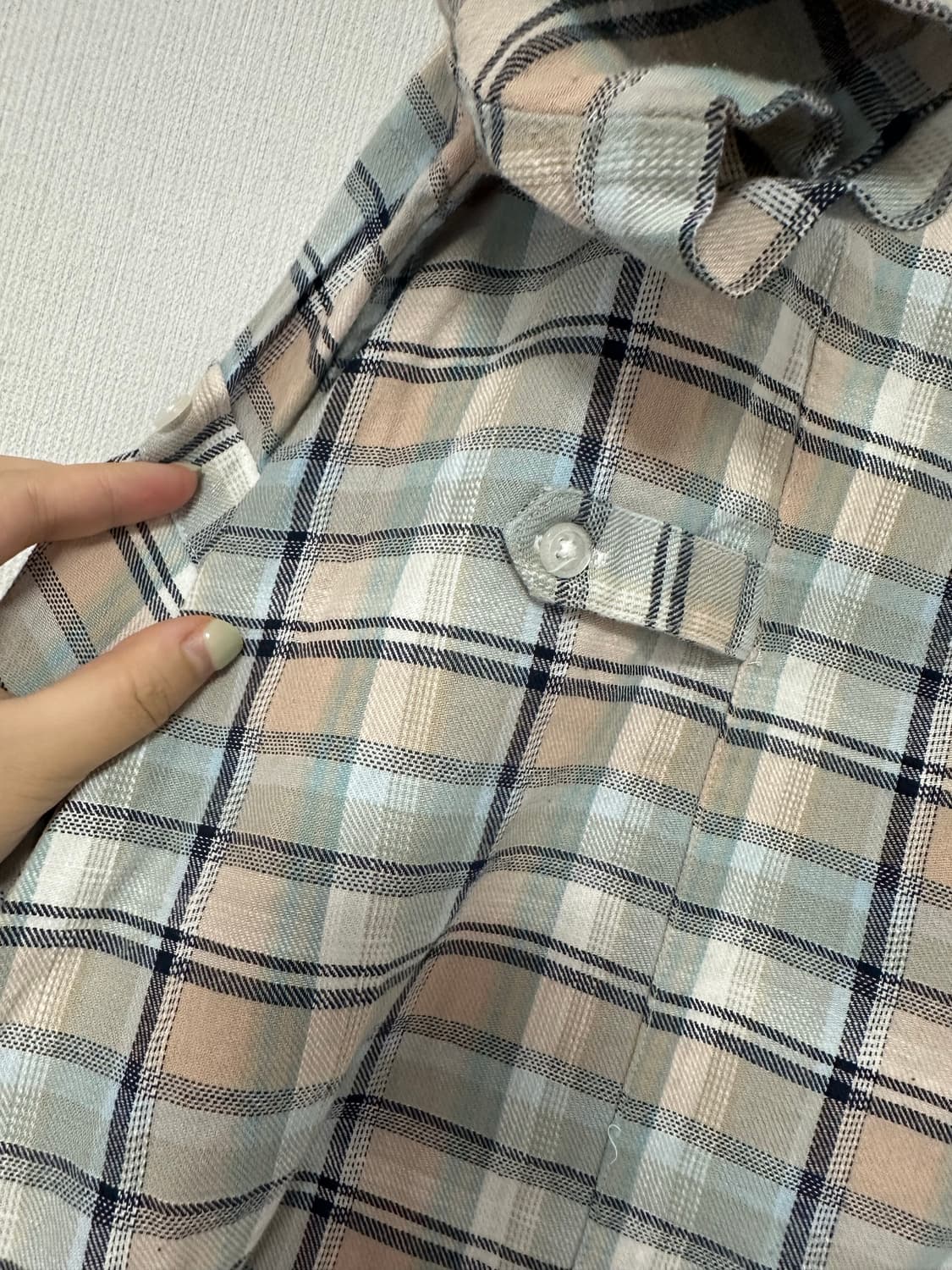 아웃도어 체크 원피스 상품이미지4