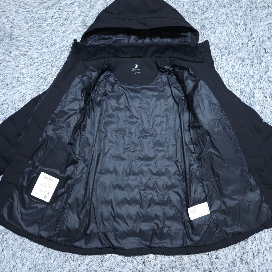 블랙야크)90 여자 구스 후드다운자켓 경량패딩 / 왕눈이샵 상품이미지7