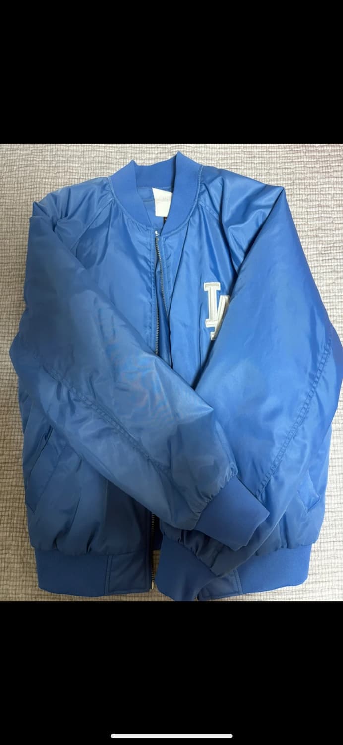 MLB LA다저스 블루 항공점퍼 블루종 자켓 M 상품이미지1