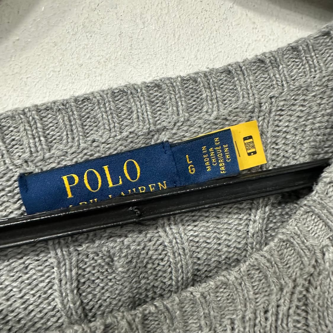 폴로 랄포르렌 꽈배기 니트 상품이미지3