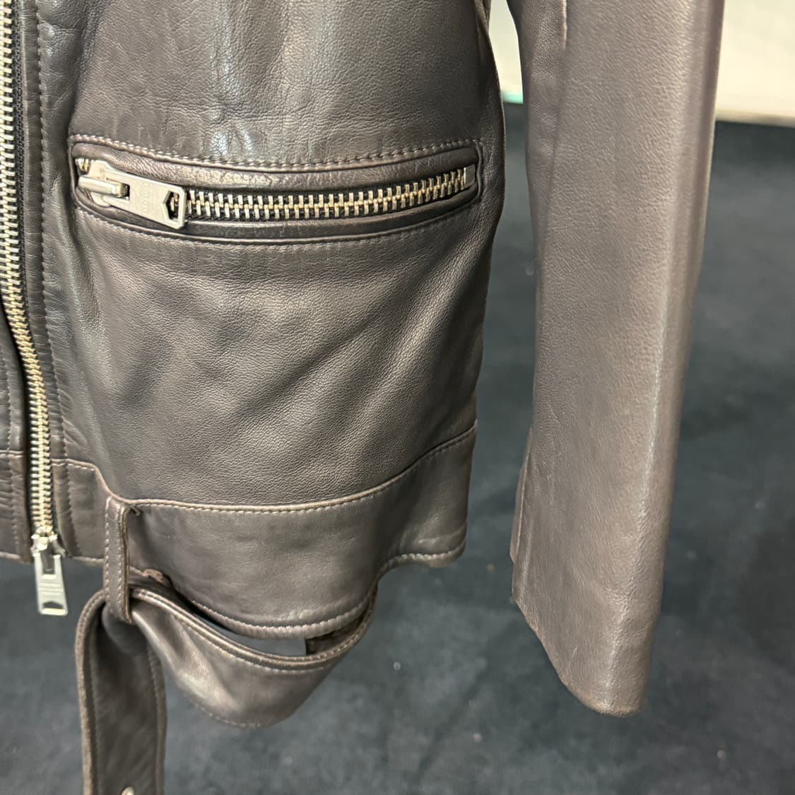 [3] 올세인츠 바이커 양가죽100% 라이더자켓  상품이미지4