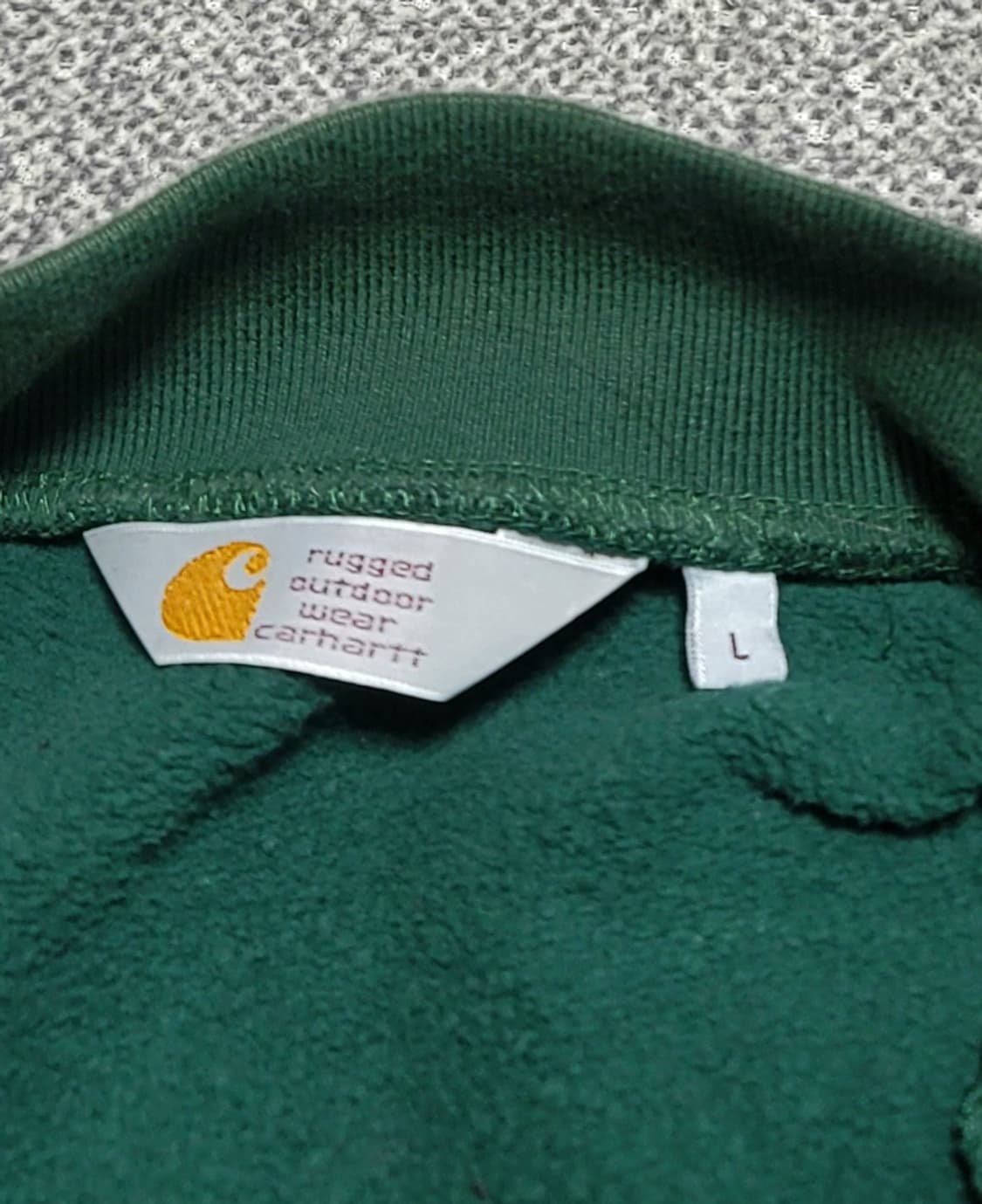 Carhartt 그린 C 로고 바시티 자켓 L 상품이미지7