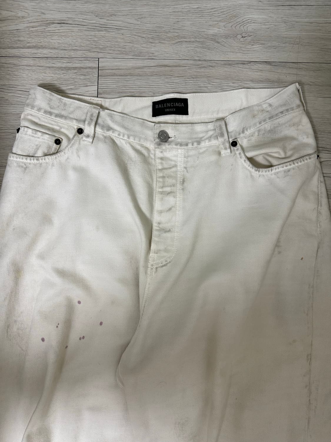 발렌시아가 라지 배기 더티 크림 상품이미지2