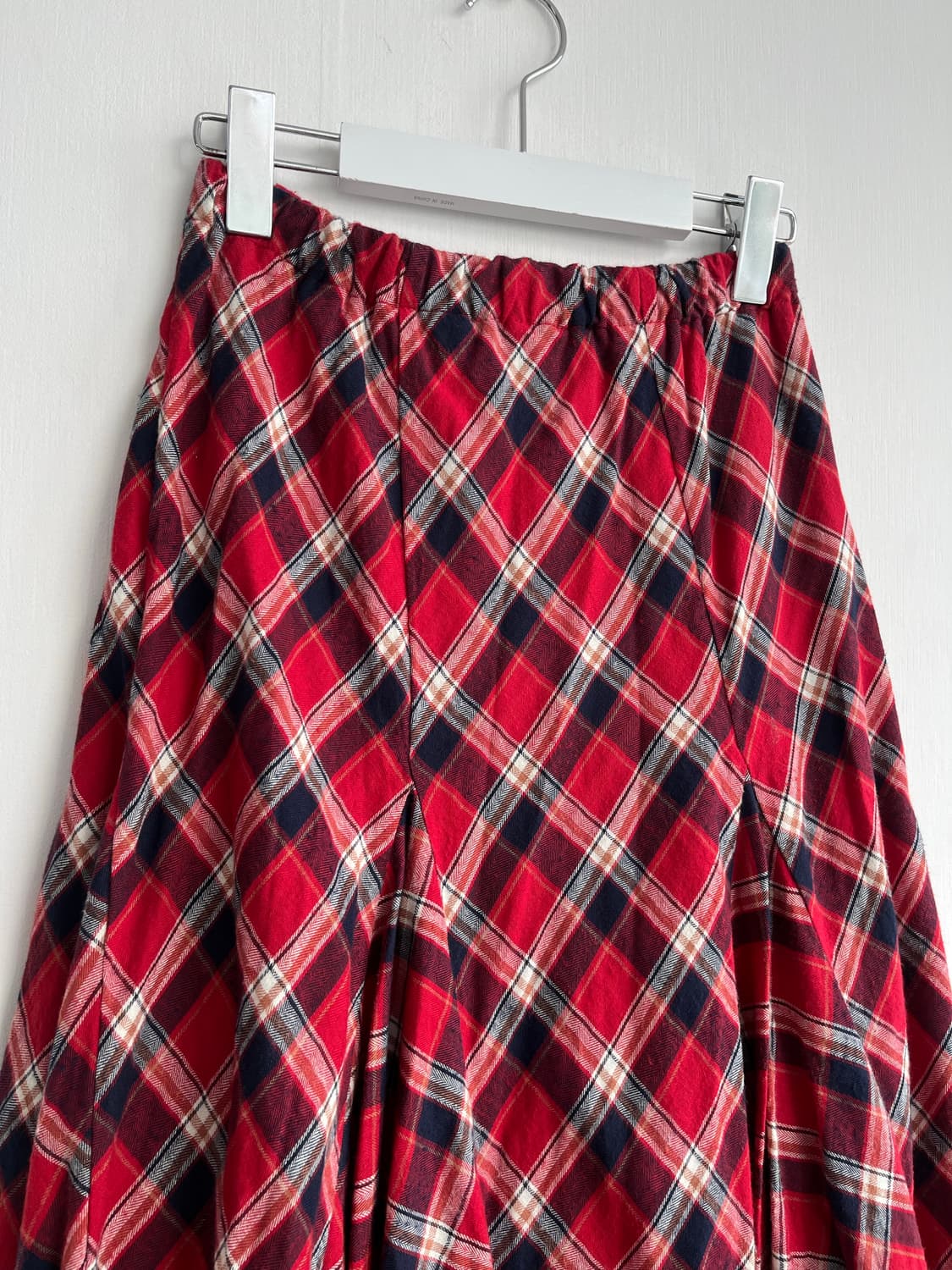 a.g.plus 레드 체크 스커트 상품이미지2