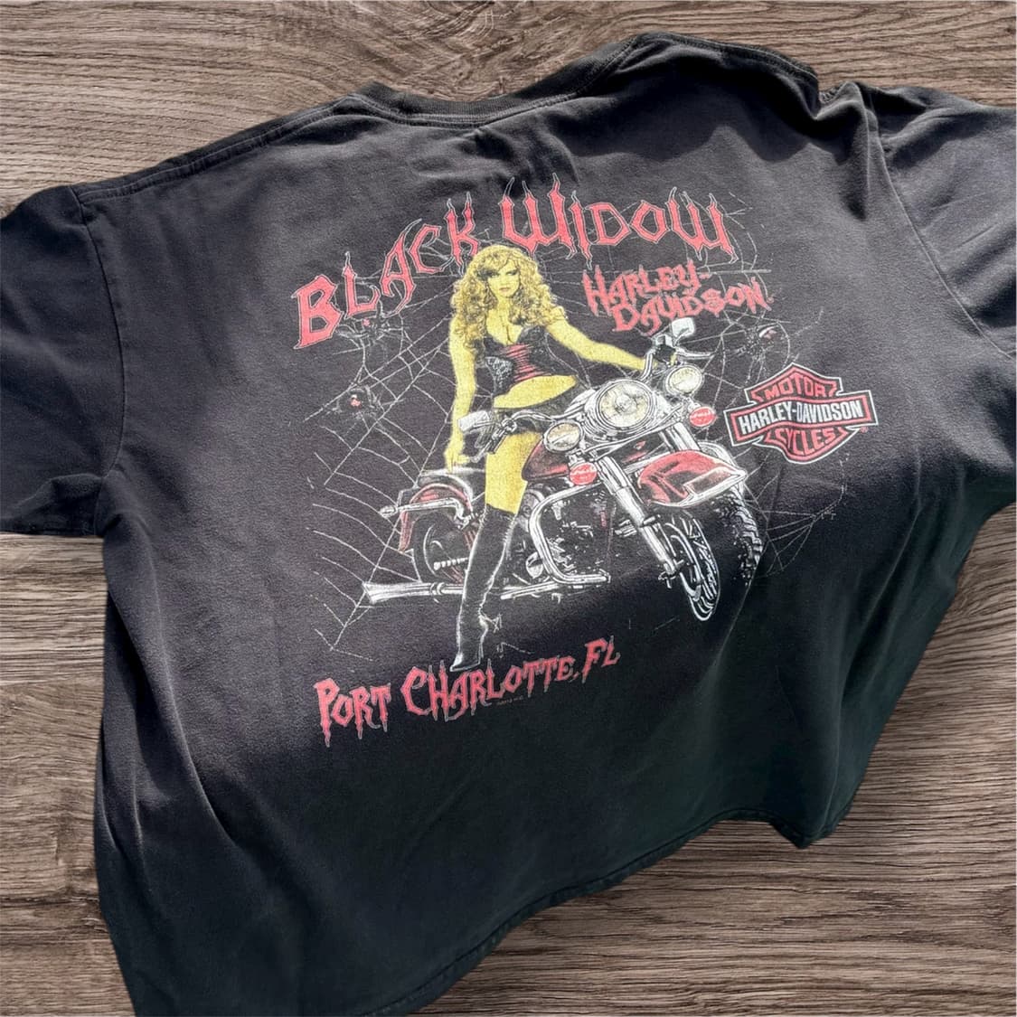 Harley-Davidson ’BLACK WIDOW‘ T-shirt 상품이미지5