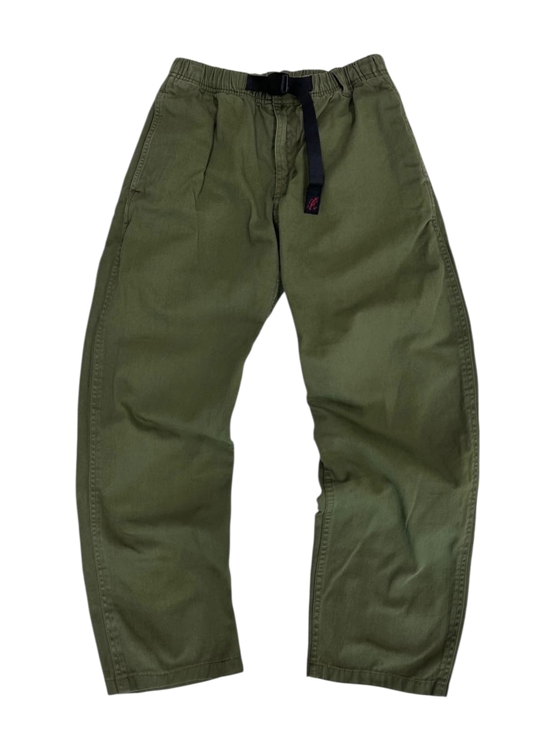 그라미치 허리밴딩 면바지 카키올리브 (S/28~30인치) 상품이미지1