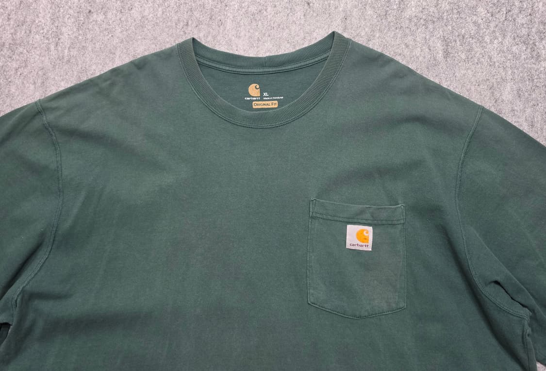 칼하트 오리지널핏 포켓 워크웨어 반팔티 XL 상품이미지3