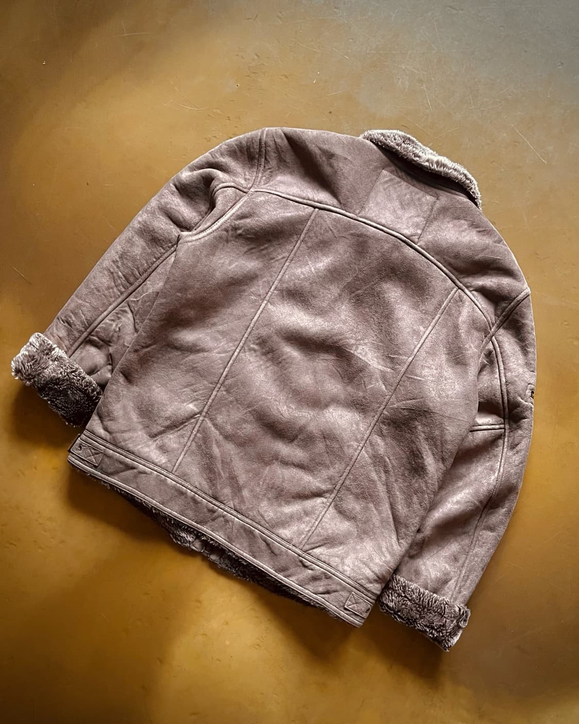 IKKA Japan Leather Fur Trucker Jacket 상품이미지10