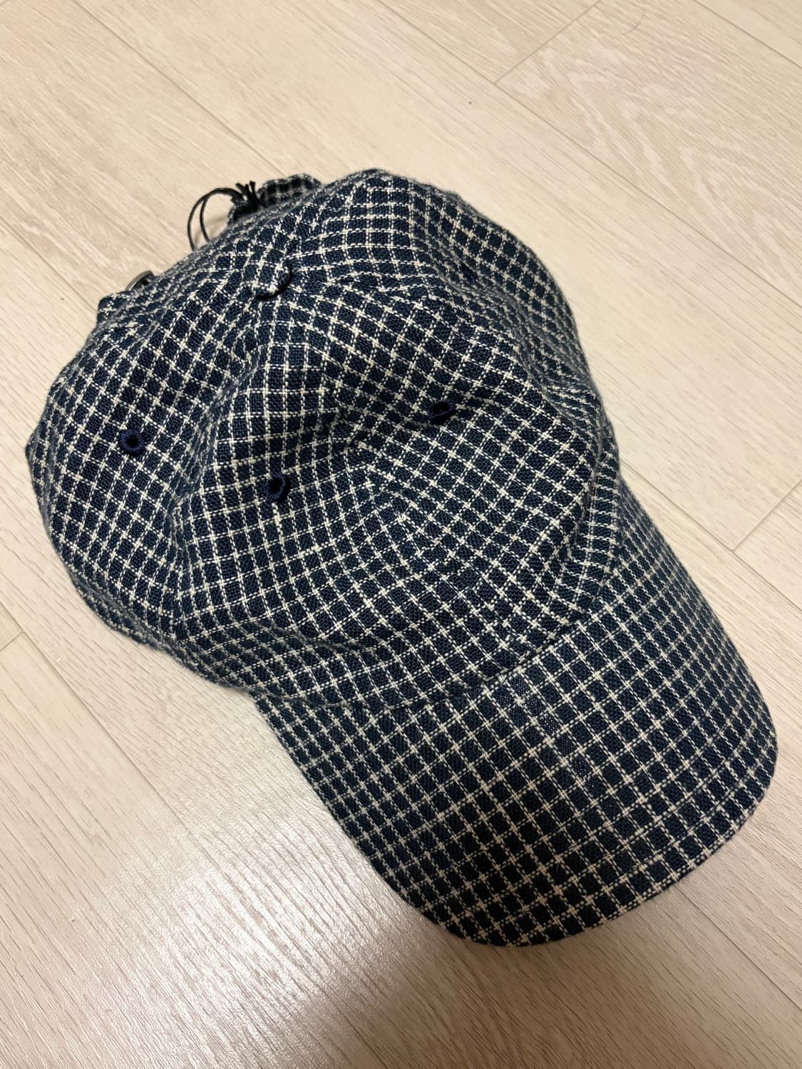 드레익스 체크패턴 볼캡 F 상품이미지1