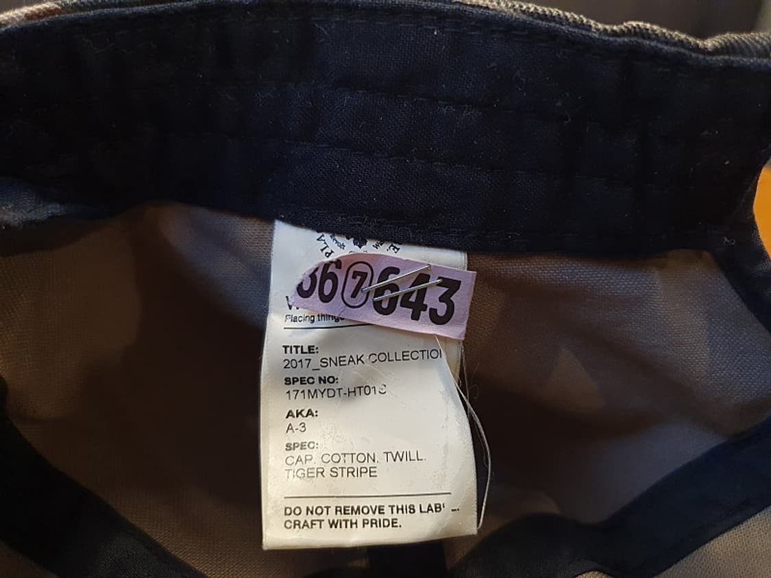 더블탭스 17 시즌 A-3 타이거 카모 상품이미지2