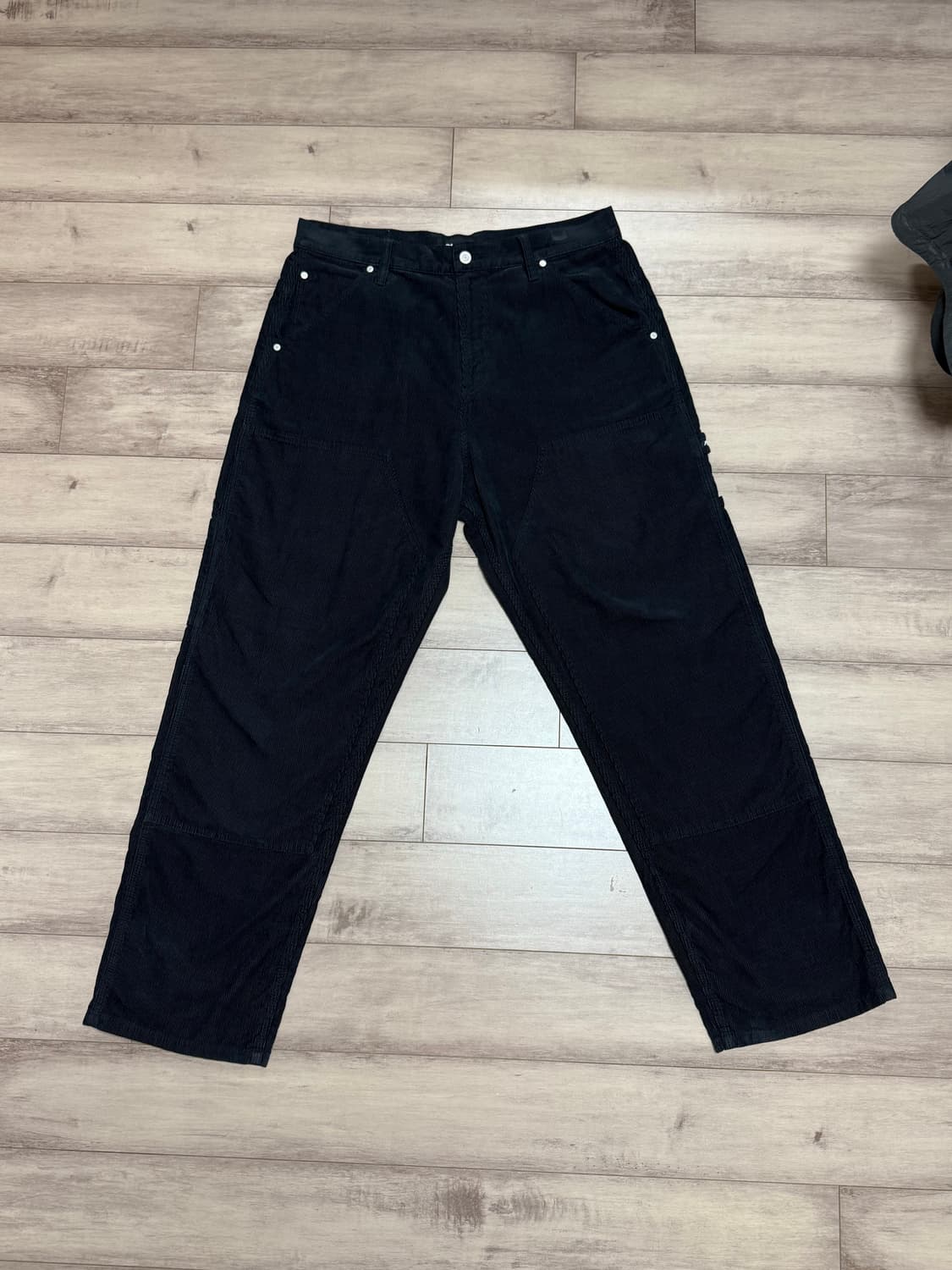 팔라스 니들 코드 더블 니 팬츠 블랙 - 25FW 34사이즈 상품이미지1