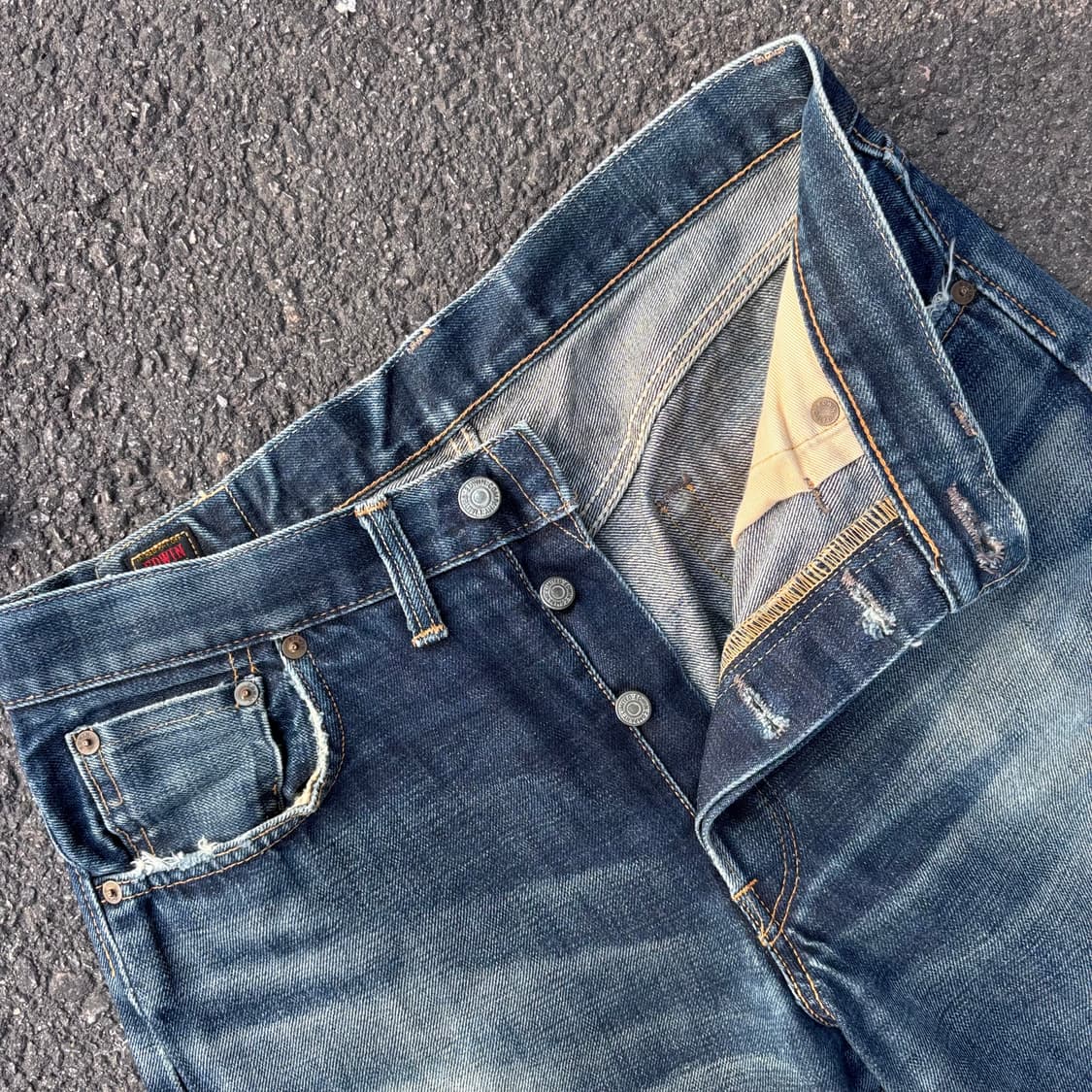 일본 에드윈 505sx 셀비지 데님 팬츠 상품이미지6
