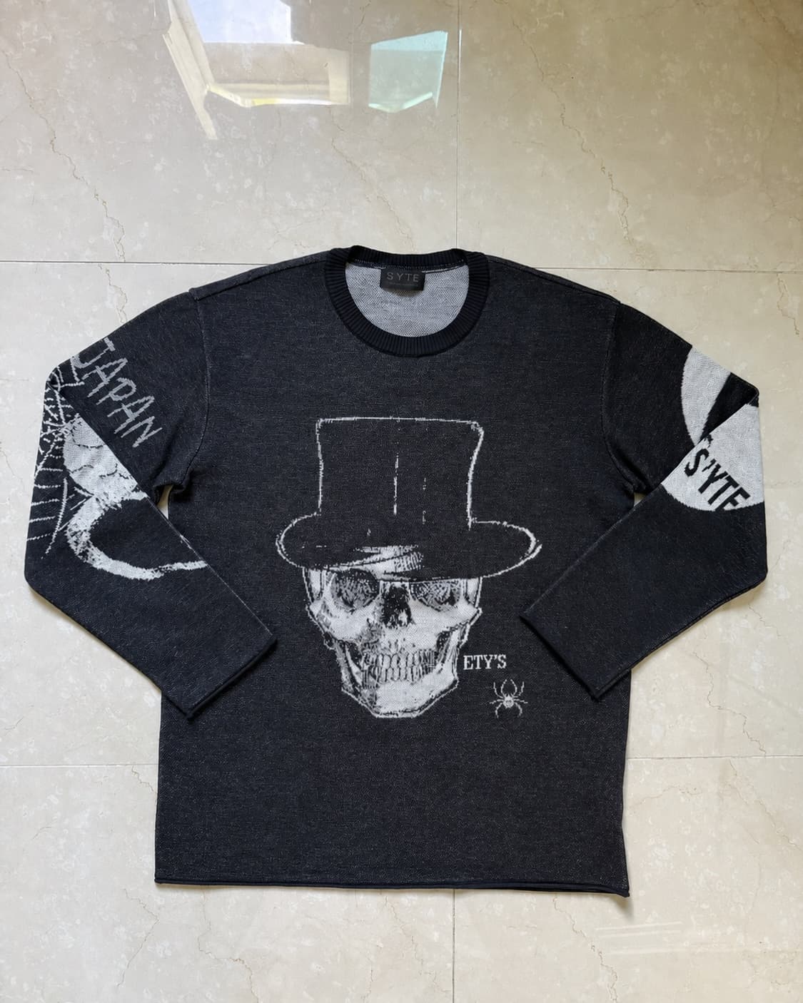 YOHJI YAMAMOTO S'yte skull jacquard knit 상품이미지1