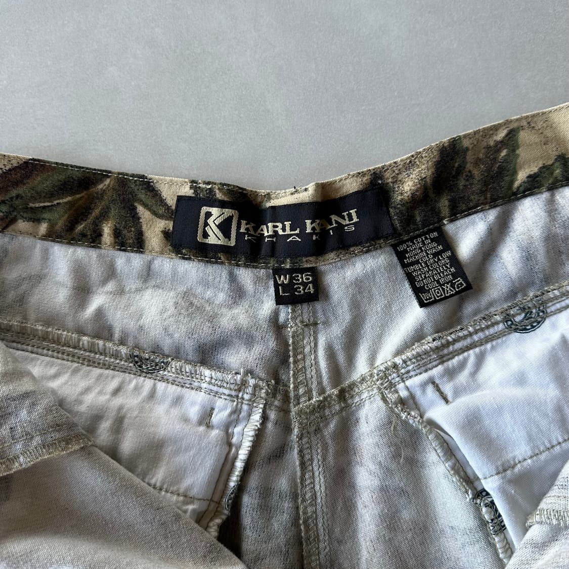 [36인치]KARL KANI 칼카니 리얼트리 카고 팬츠 상품이미지7