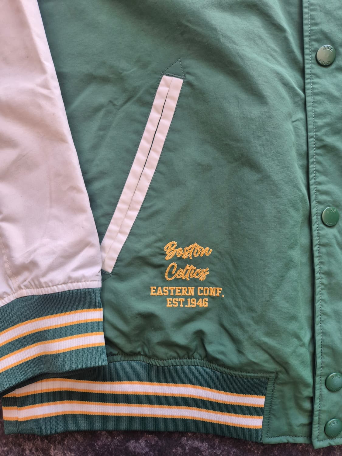 NBA 보스턴 셀틱스 나일론 바시티 자켓 -XXL 상품이미지2