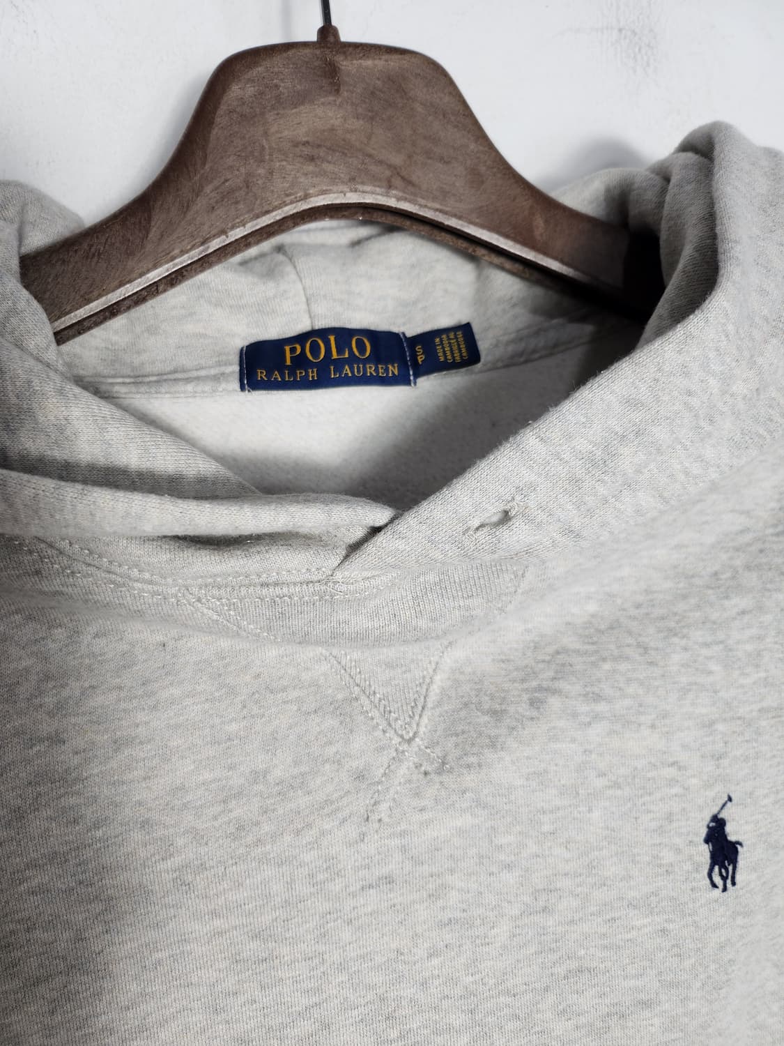폴로 랄프로렌 그레이 후드티 상품이미지3