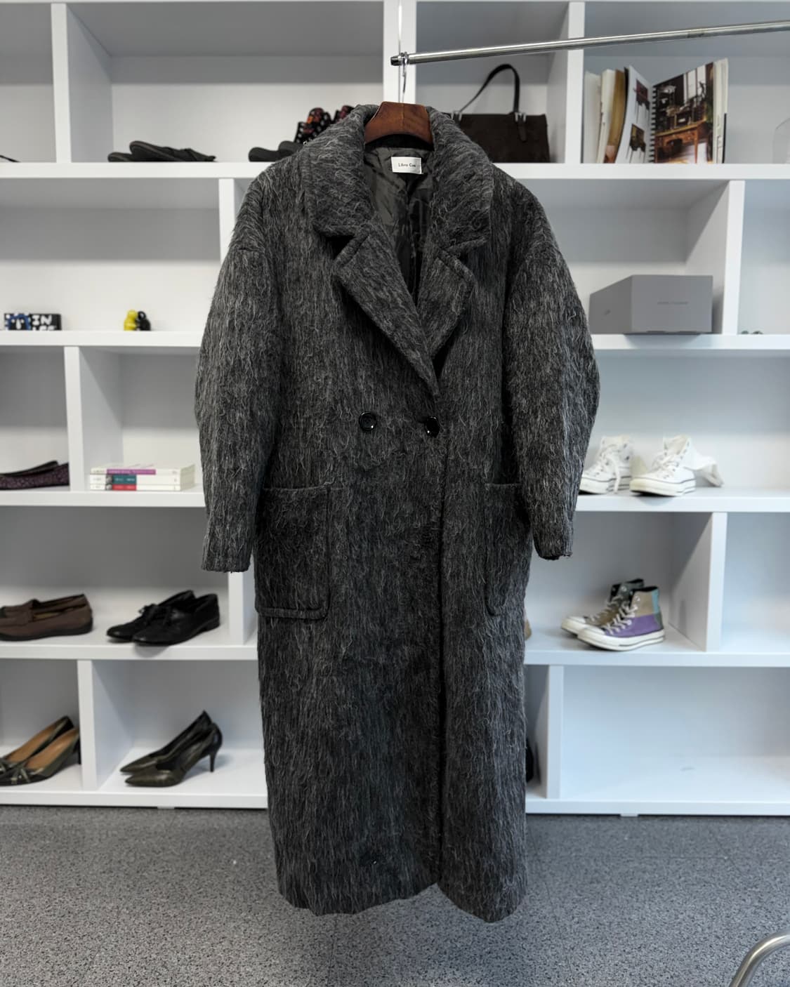 libra cue 샤기 코트 상품이미지1