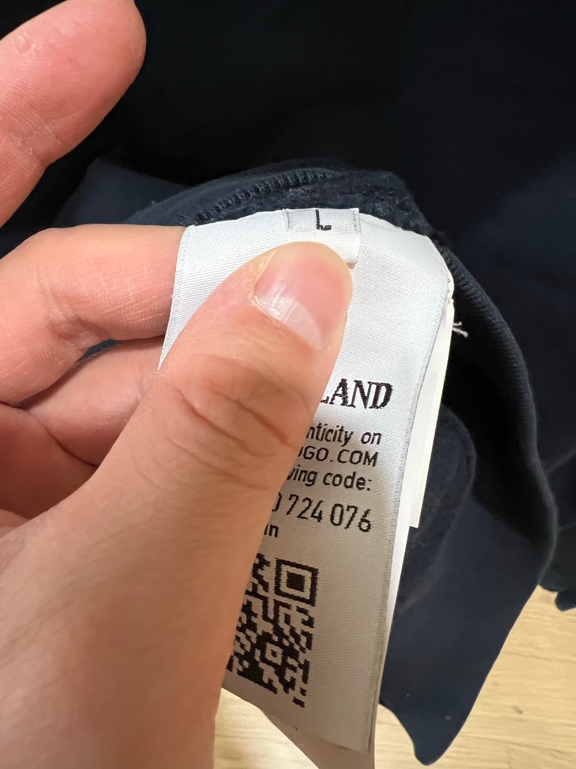 스톤아일랜드 네이비 후드집업 L 상품이미지3