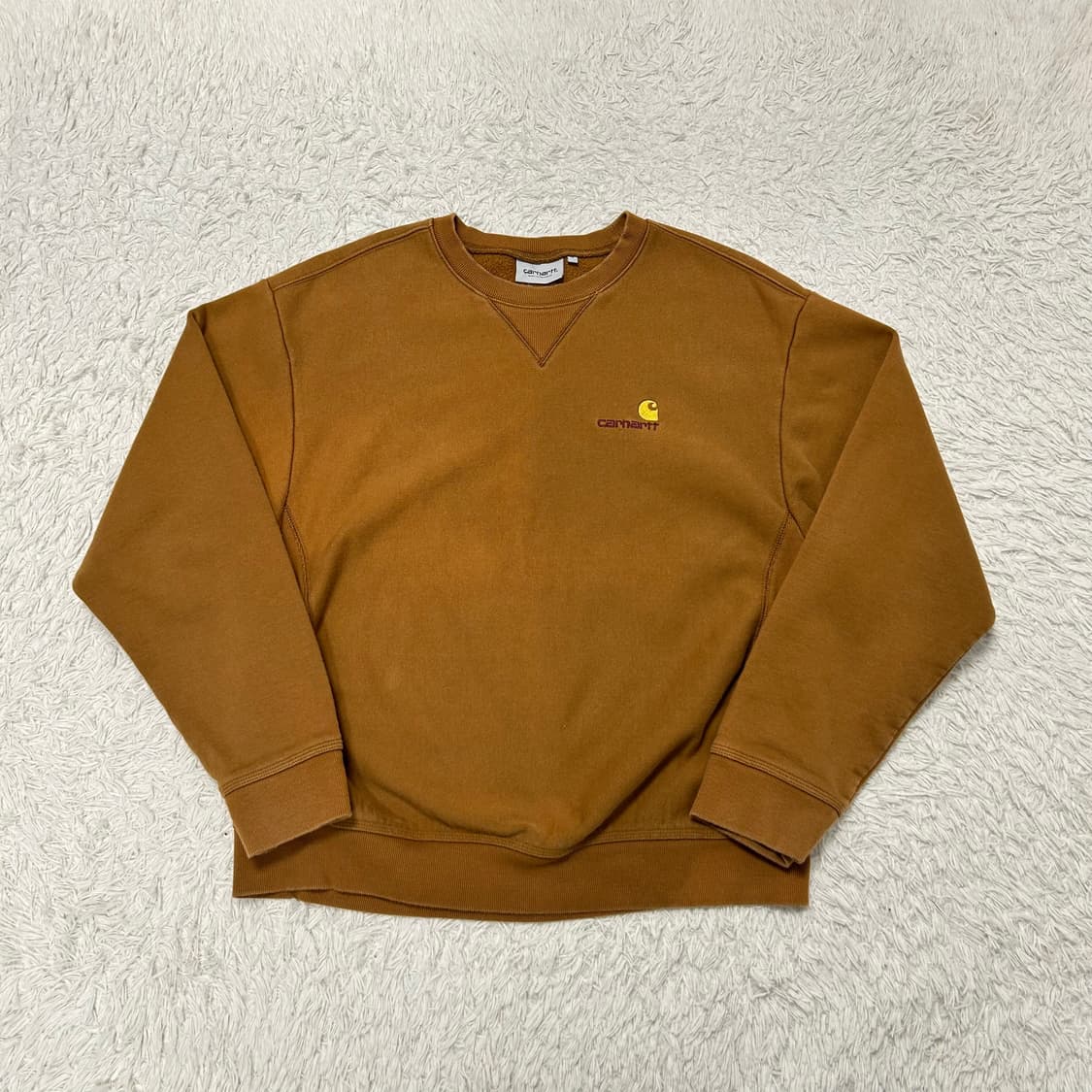 Carhartt WIP camel sweatshirt 상품이미지4