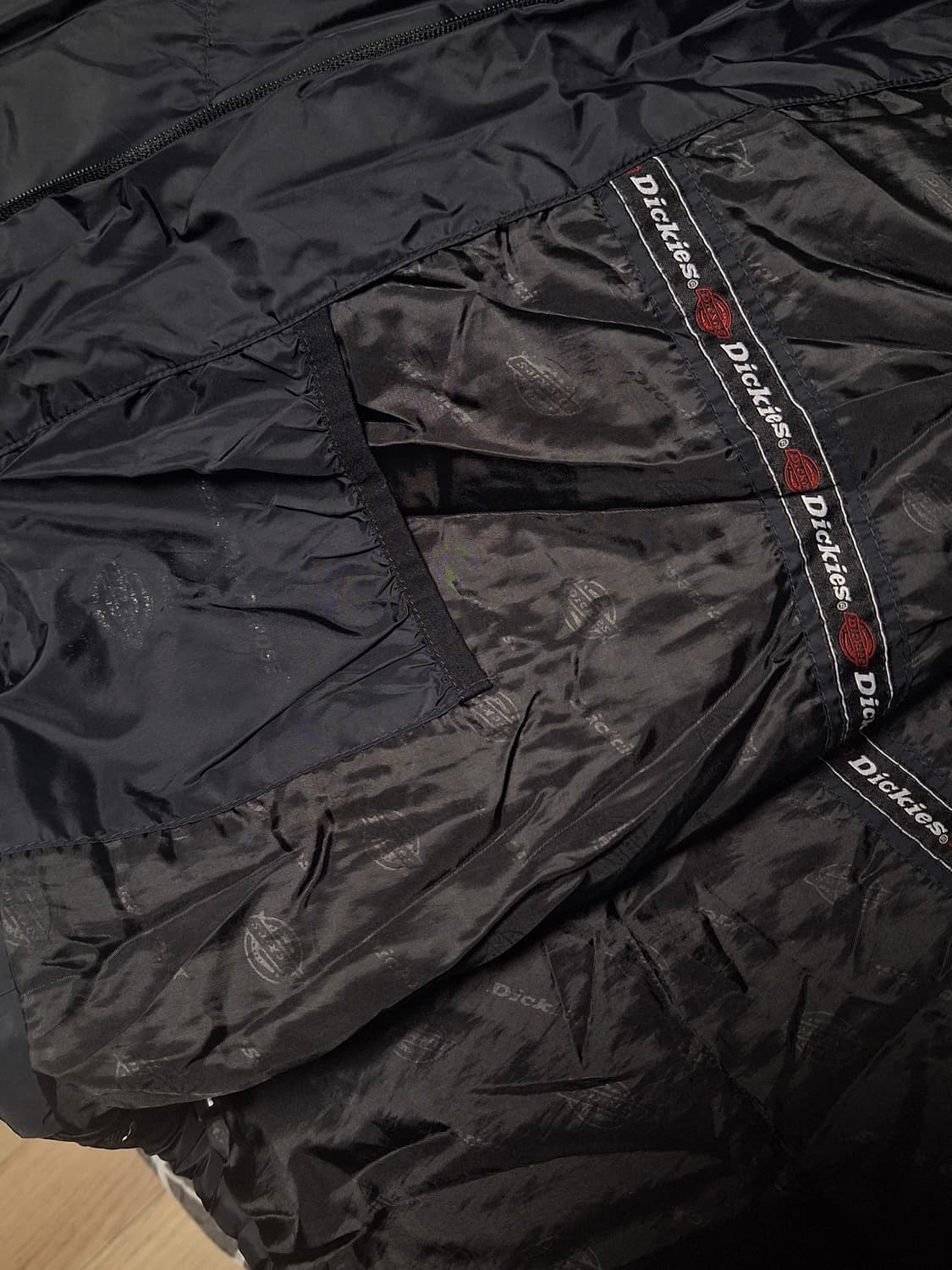 디키즈 USA 올드스쿨 경량패딩 블랙 퀼팅 자켓 상품이미지7