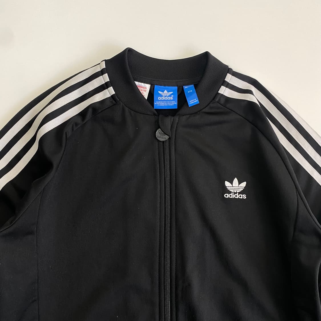 [79] Adidas 슈퍼스타 트랙탑 져지(검흰) 상품이미지2