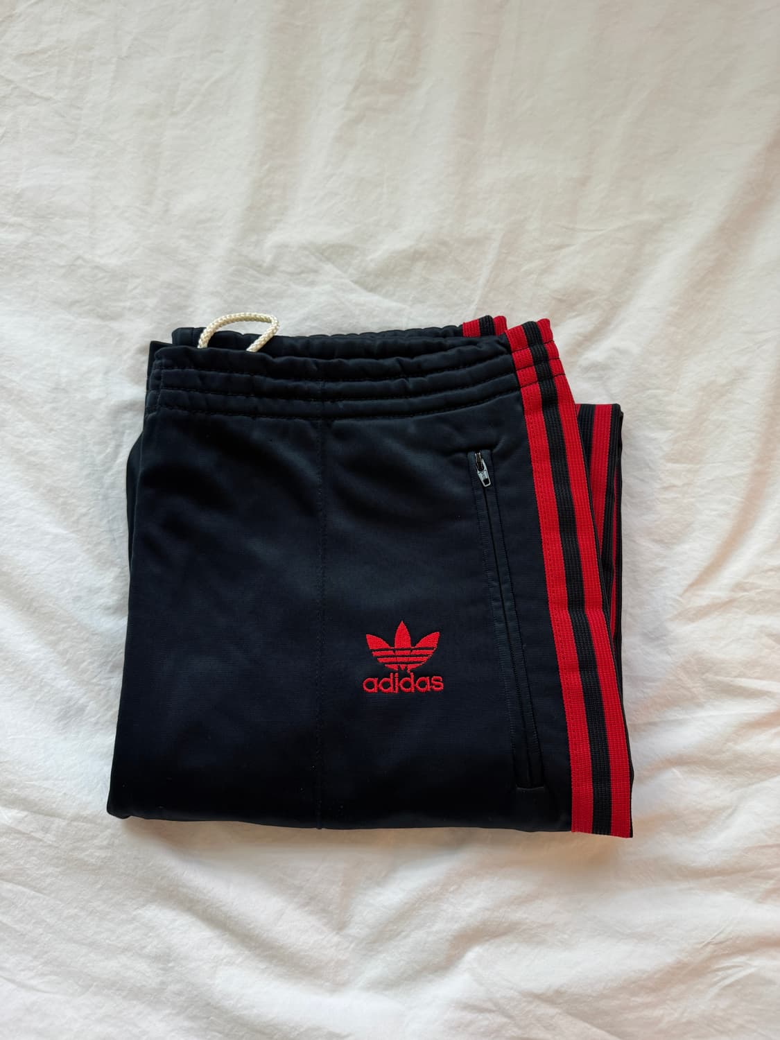 아이다스 ATP USA 팬츠 블랙레드 상품이미지1