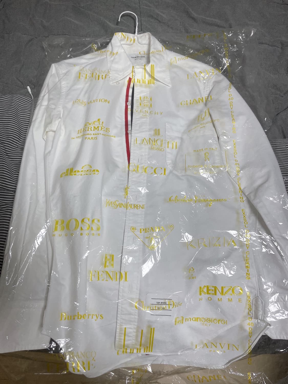 Thom Browne 삼선탭 화이트 셔츠 1사이즈 상품이미지5