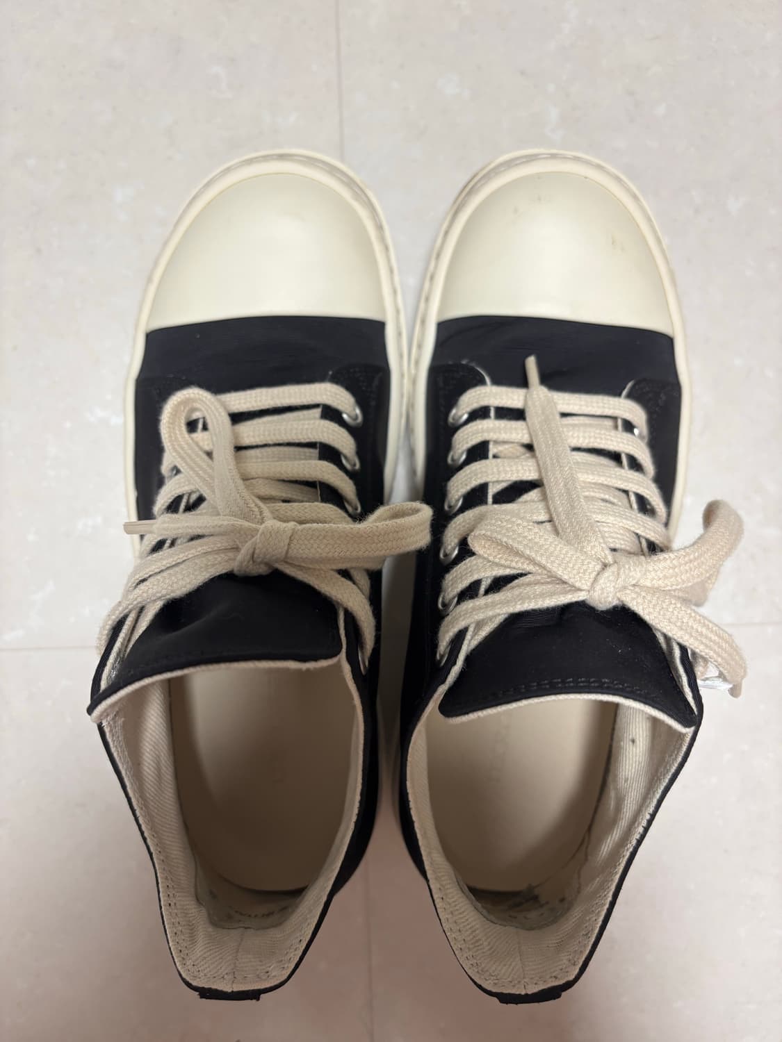 릭오웬스 drkshdw 라몬즈 캔버스 로우 35 상품이미지3