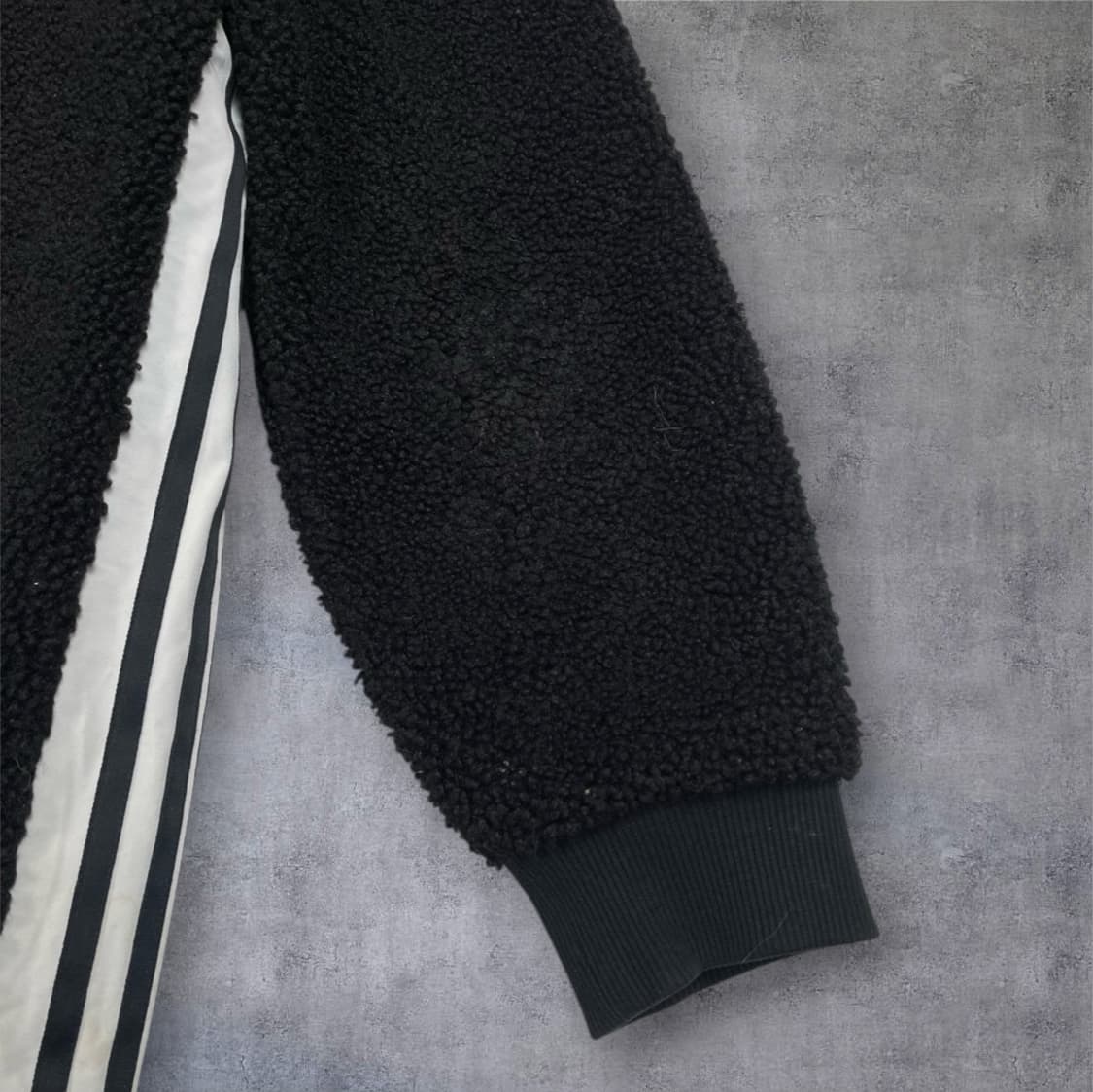 아디다스 Adidas 블랙 어반 보아 롱 셰르파 후리스 자켓 S 상품이미지8