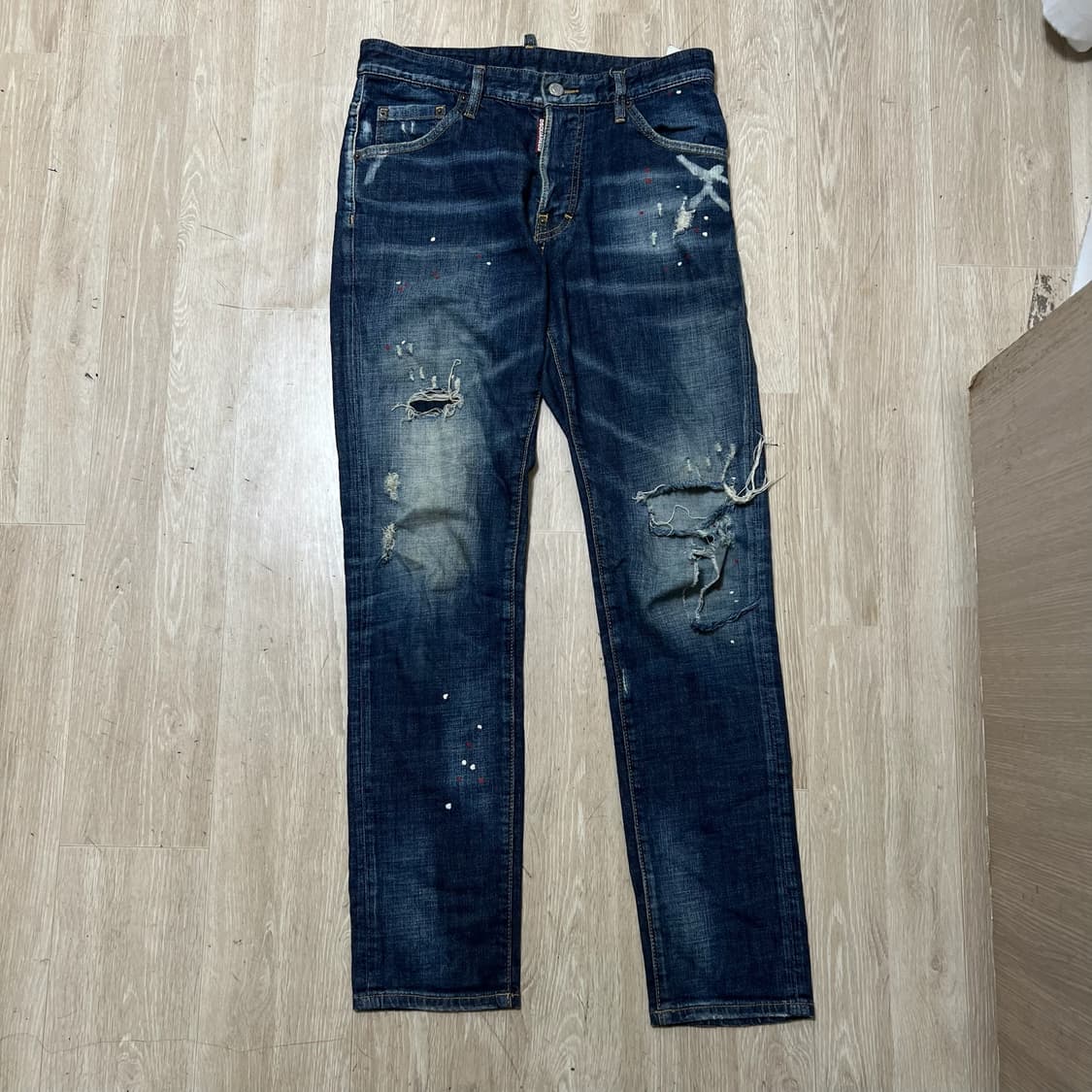 디스퀘어드2 데미지 워싱 데님 청바지 46  상품이미지1
