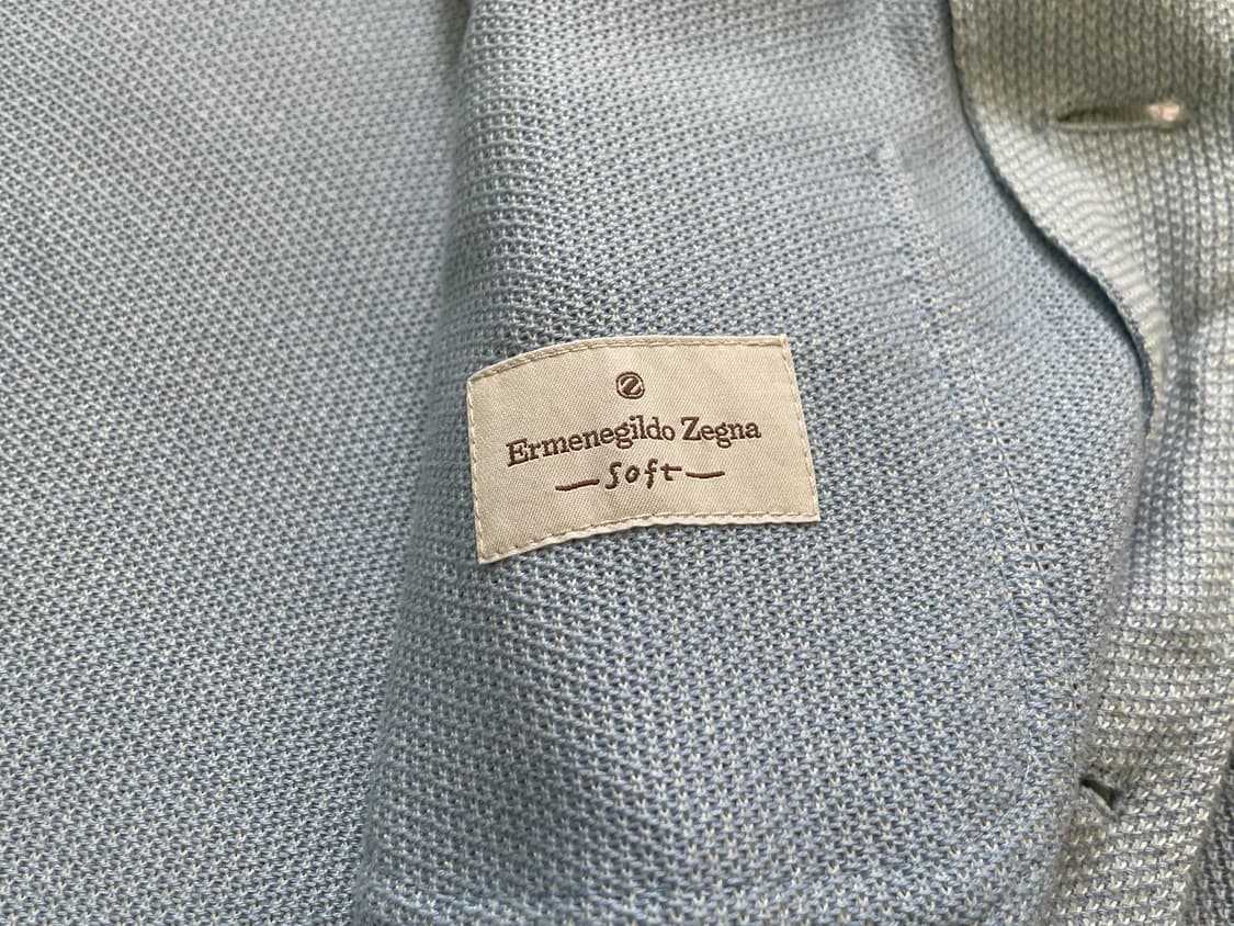 에르메네질도 제냐 소프트 니트 테일러드 재킷 상품이미지6