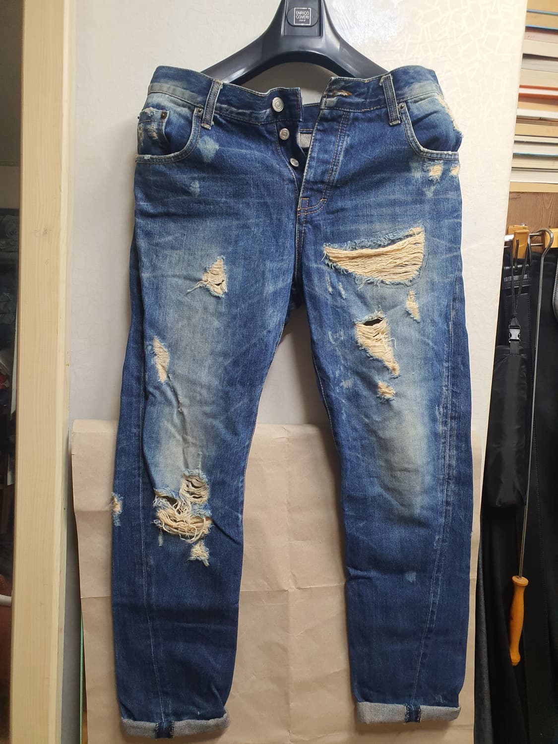 빈티지 워싱 데님진 29 상품이미지1