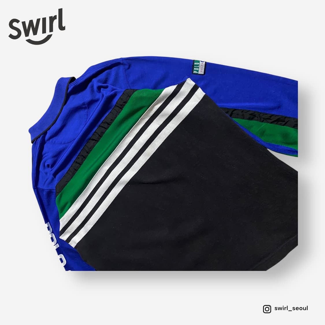 🌊Polo sports “Pepsi” Rugby shirts 상품이미지4